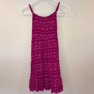 Justice Pink Pattern Girls Dress